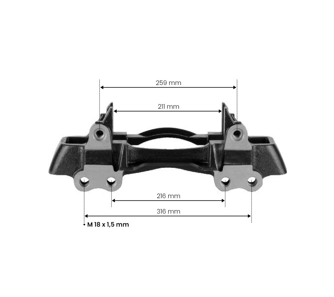 HALDEX MODÜL T TAŞIYICI KIZAK (CARRIER) / 94861 resmi