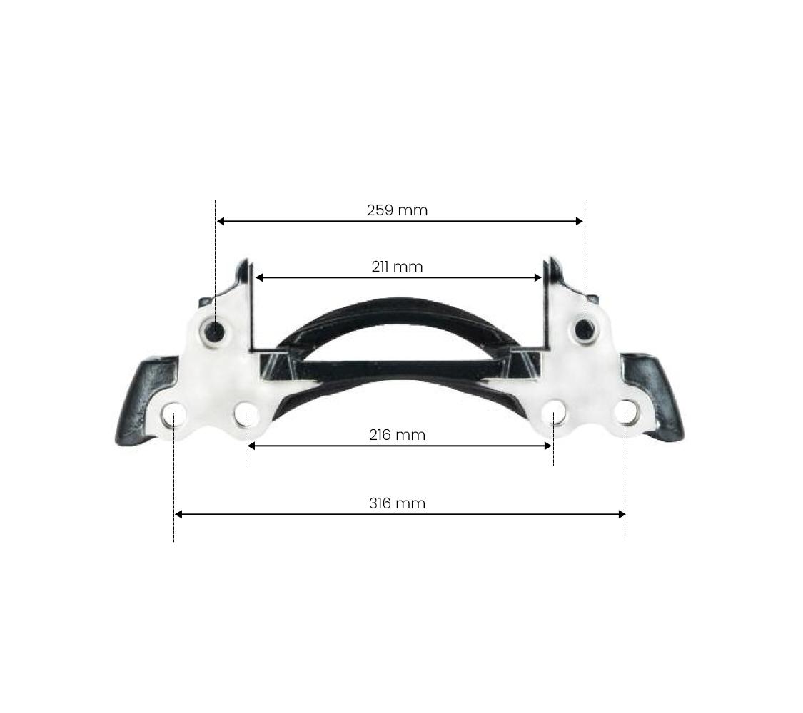 CALIPER CARRIER HALDEX MODUL T 19.5 (TAŞIYICI) resmi
