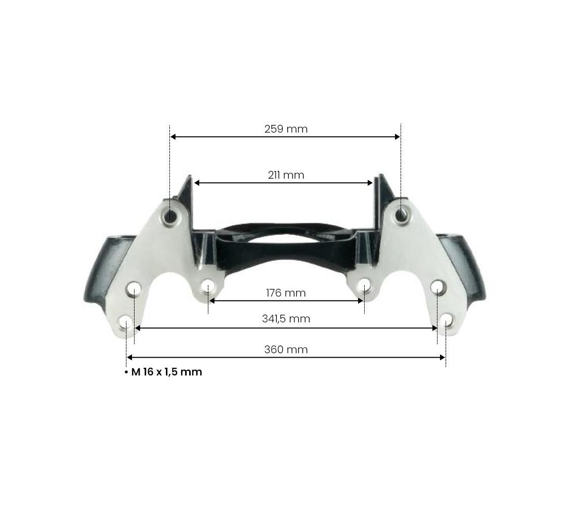 CALIPER CARRIER HLADEX 22.5 JOST - MODUL X (TAŞIYICI) resmi