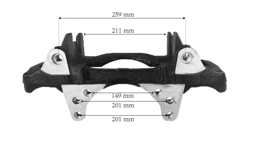 HALDEX MODÜL T KRONE VE GİGANT KALİPER KIZAĞI (TAŞIYICI) resmi