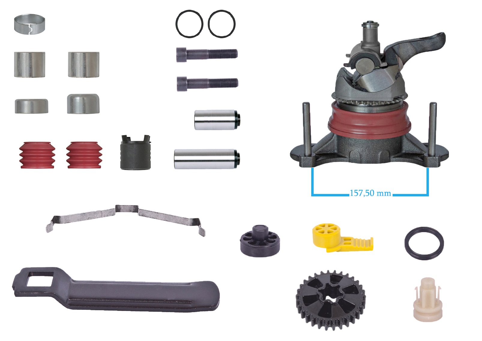Caliper Complete Repair Set Jost Type resmi