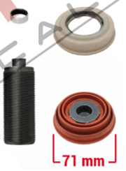 SYT7000  PİSTON TAPET LASTİK TAMİR TAKIMI 69 mm resmi