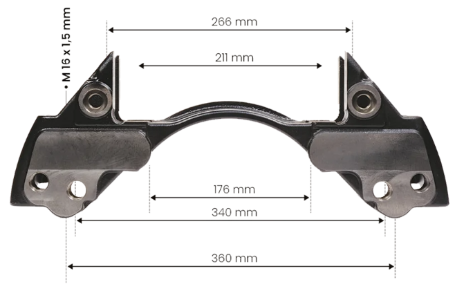 KNORR TAŞIYICI KIZAK (CALIPER CARRIER)  /K001502 / K000682 resmi