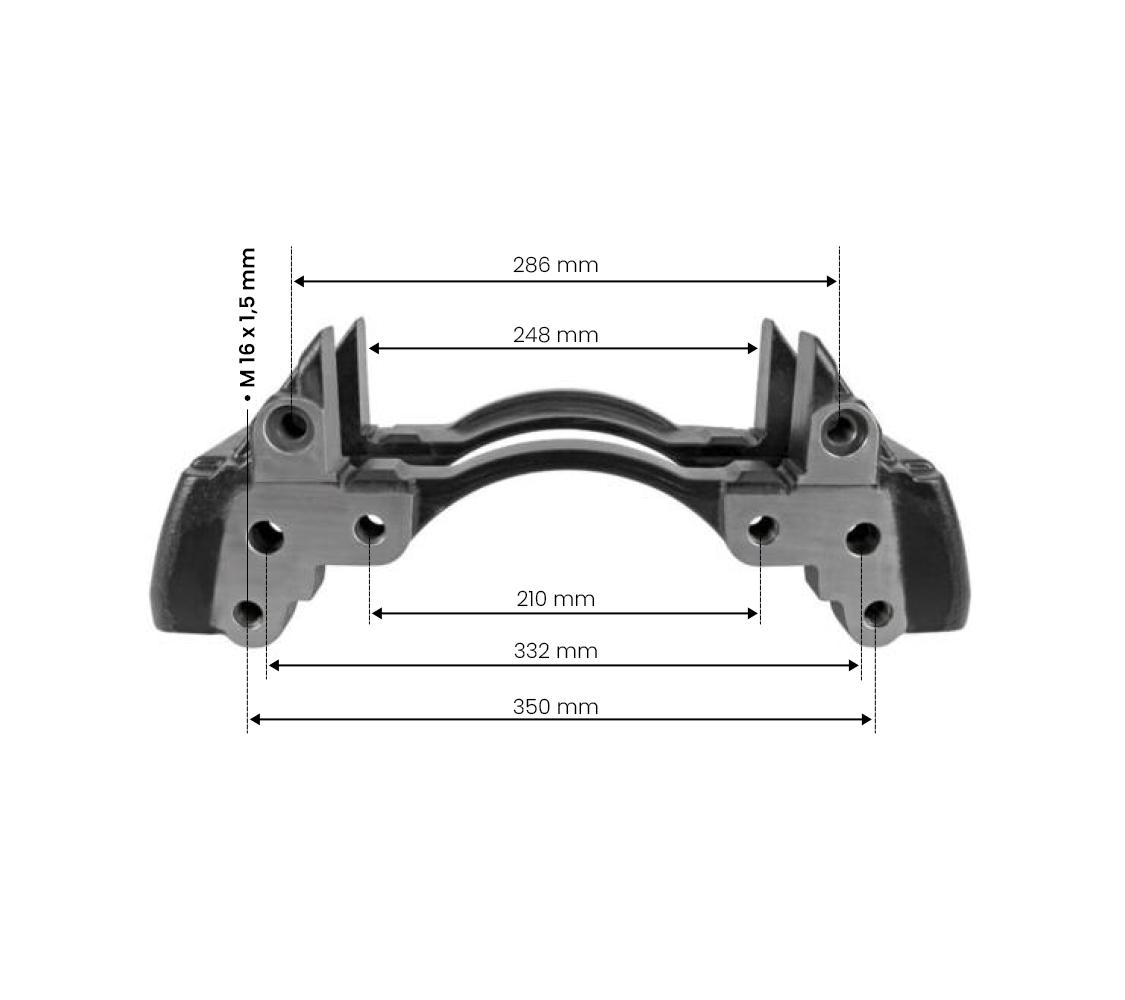 KNORR MB AXOR SB7**SN7 CARRIER 22.5'' - TAŞIYICI KIZAK / K000027 resmi