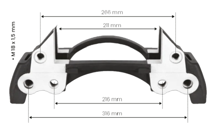 CALIPER CARRIER KNORR 19.5 - SN6 (TAŞIYICI) / K015378 resmi