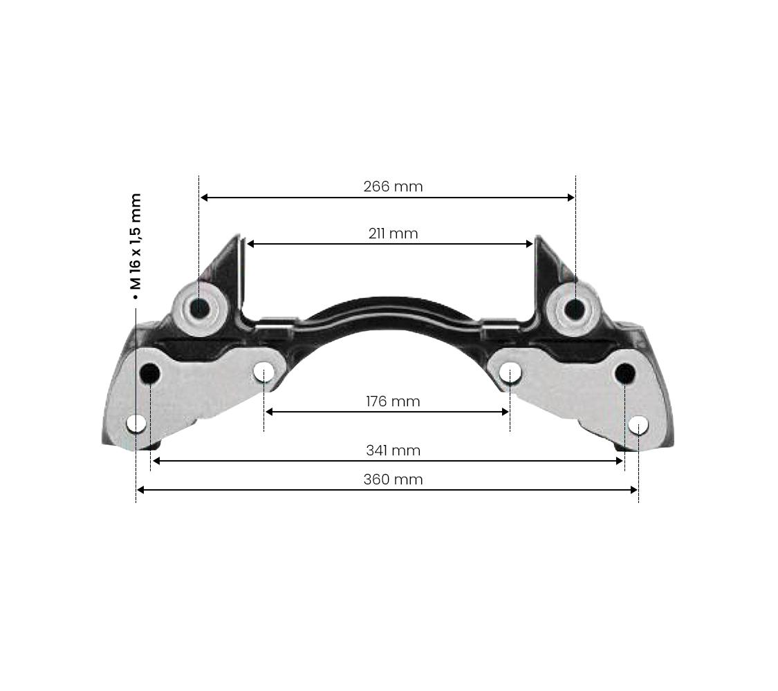 CALIPER CARRIER KNORR MB AXOR 19.5 SB6 (TAŞIYICI) resmi