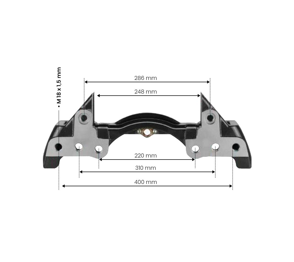 CALIPER CARRIER KNORR  22.5 - NUEVO - SB7 (TAŞIYICI) resmi