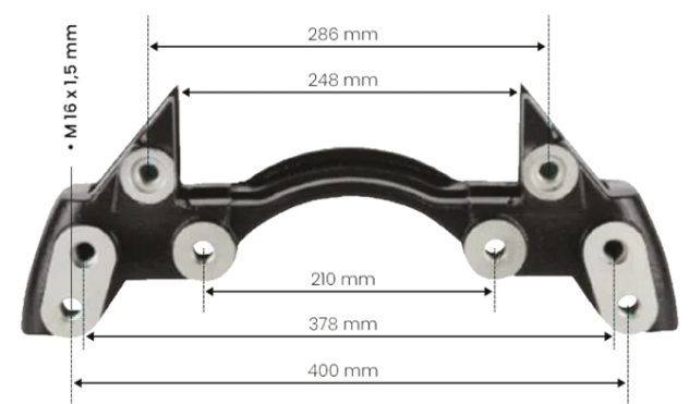 CALIPER CARRIER KNORR 22.5 SB7 - SN7 (TAŞIYICI) resmi