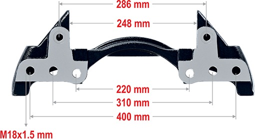 CALIPER CARRIER KNORR  22.5 - SB7 (TAŞIYICI) resmi
