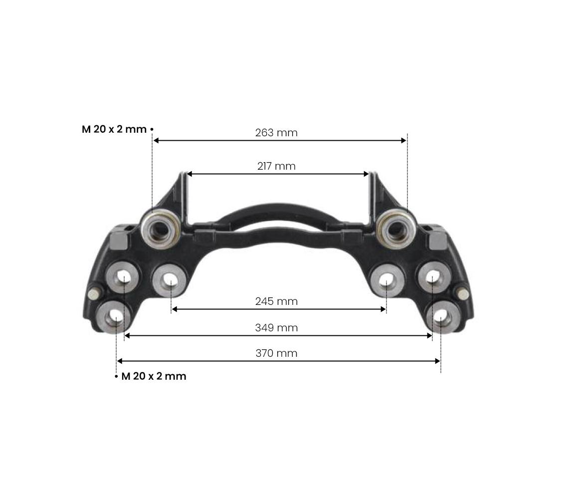 DUCO TYPE 19,5'' (LEFT-RİGHT) TAŞIYICI KIZAK / 68323830 resmi