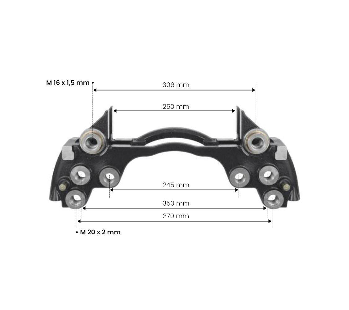 MERITOR D DUCO CARRIER 22,5'' D DUCO KALİPER KIZAĞI (TAŞIYICI) / 68322849 resmi
