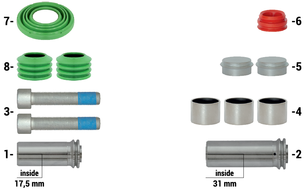 MAXX17 PERNO TAMİR TAKIMI (VOLVO TİPİ) resmi