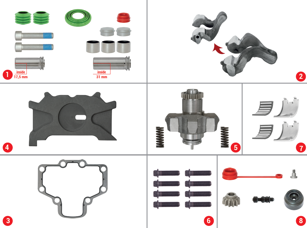 MAXX17 CWS SOL SET (VOLVO TİPİ) resmi