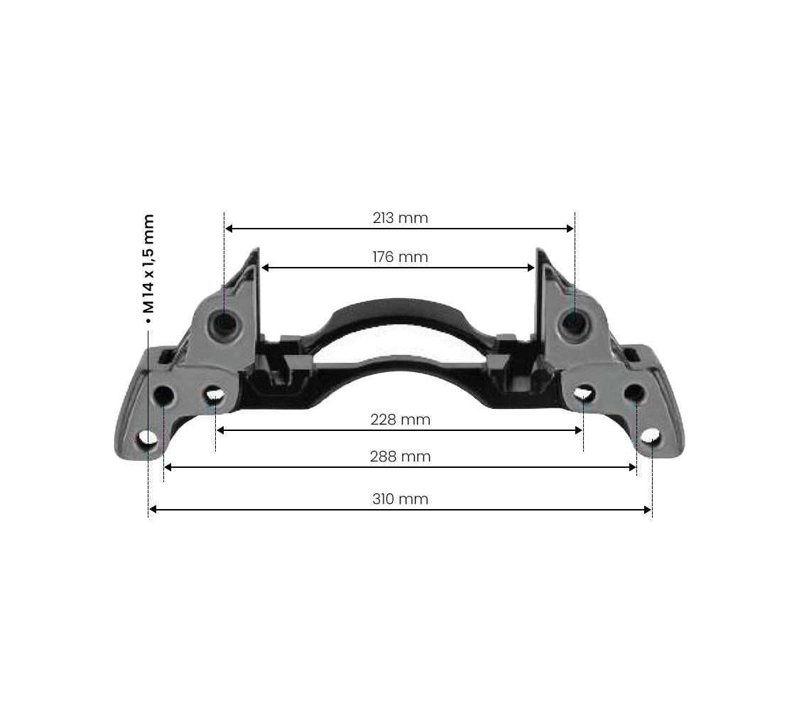 WABCO PAN 17 CARRIER 17,5'' (R) - PAN 17 TAŞIYICI KIZAK SAĞ / 6401750022 resmi