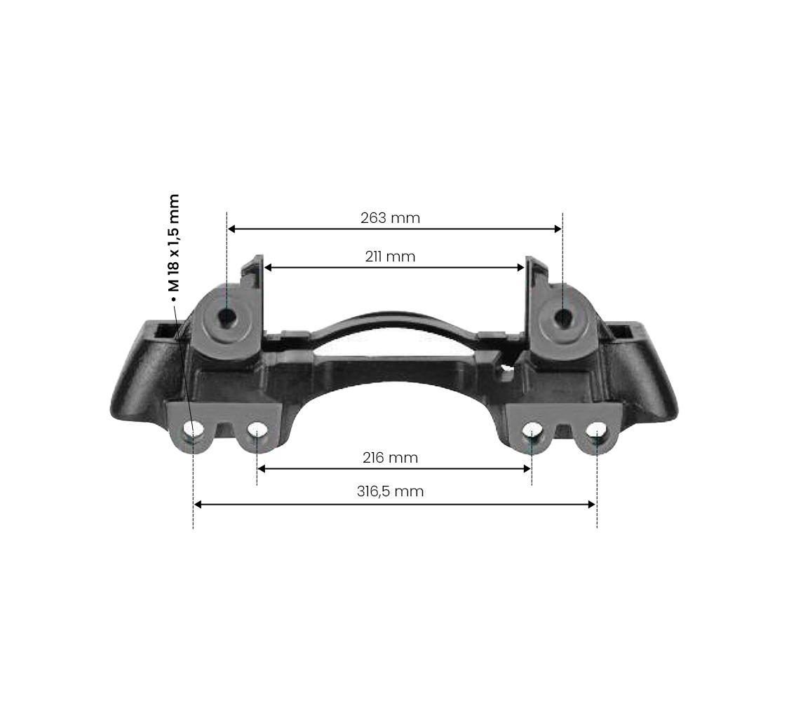 WABCO PAN22/1 SAF KIZAĞI 22,5'' R (TAŞIYICI) / 6402250230 resmi