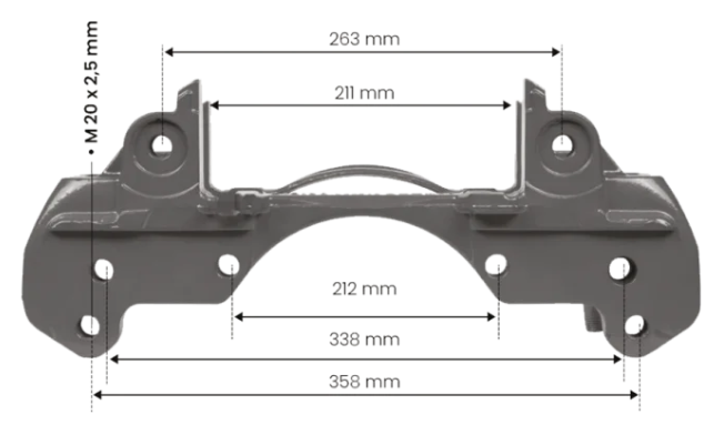 WABCO PAN22 CARRIER (L) (TAŞIYICI) resmi