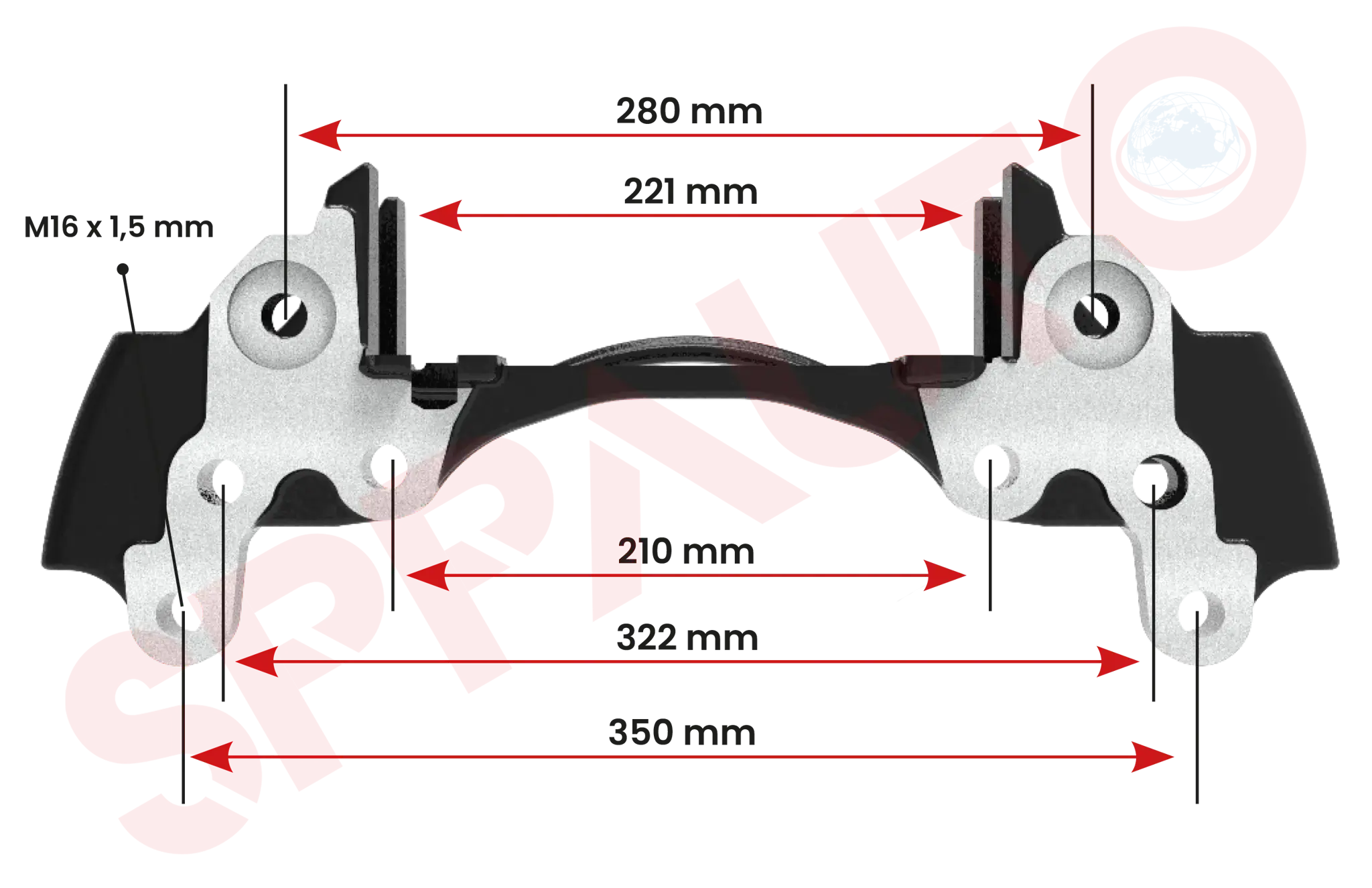 W-5940 - Kaliper Taşıyıcı resmi