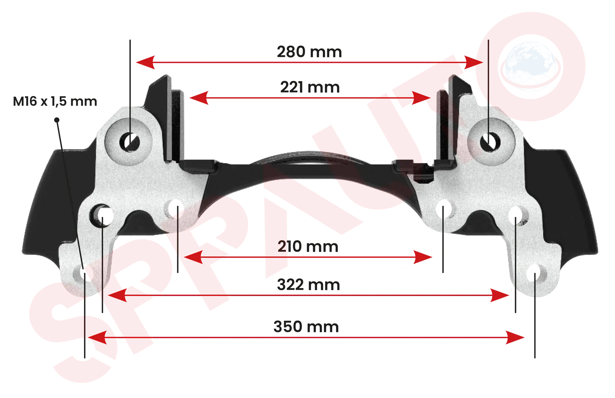 W-5941 - Kaliper Taşıyıcı resmi