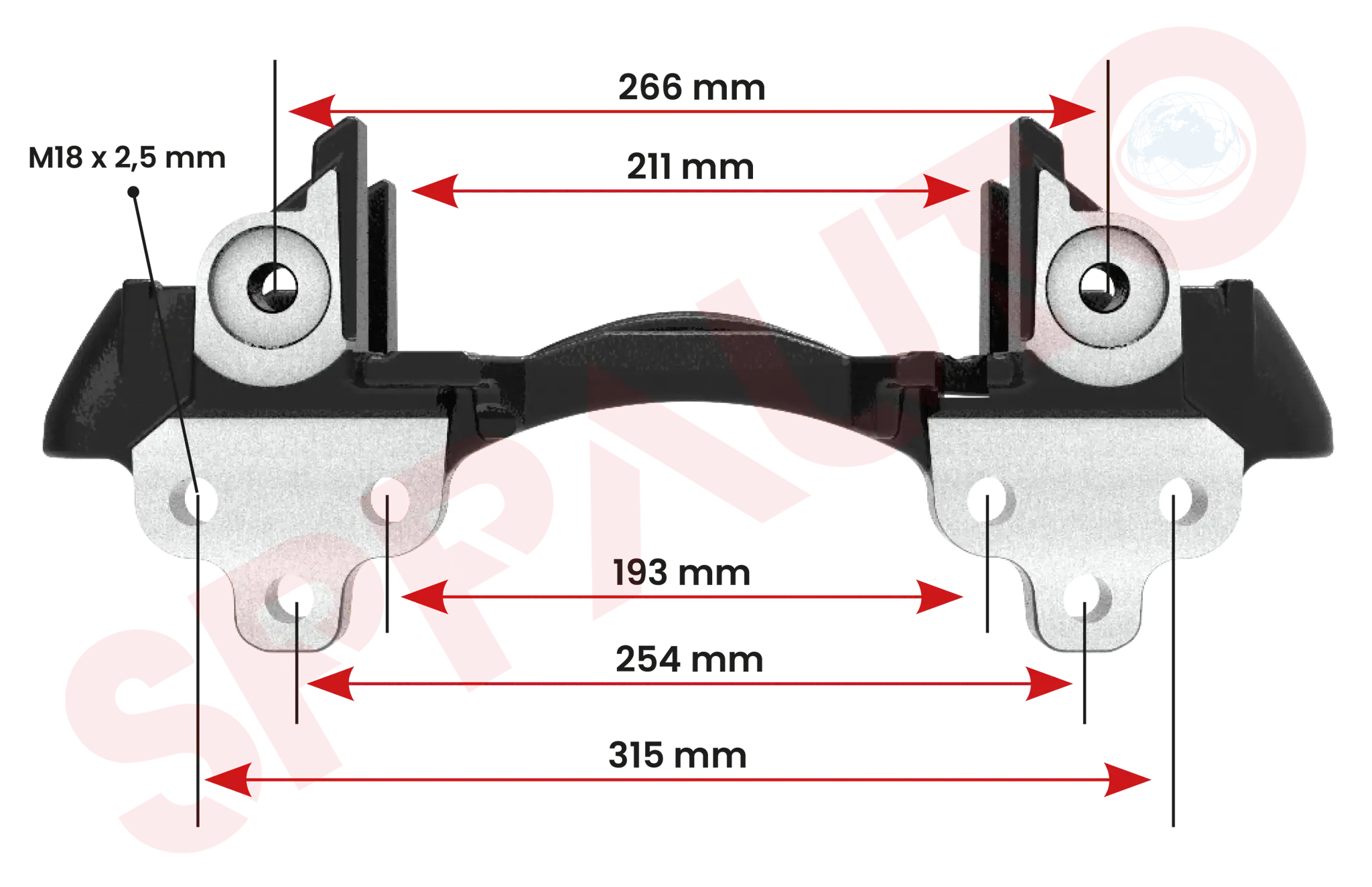 W-5999 - Kaliper Taşıyıcı resmi