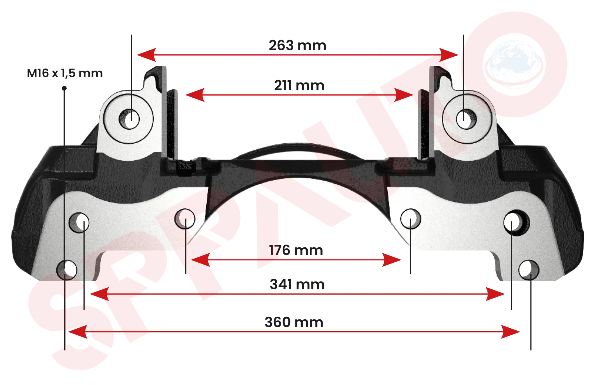 W-5946 - Kaliper Taşıyıcı resmi
